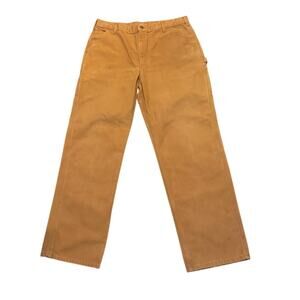 Carhartt B11 Mens Chino Brown Duck Canvas Carpenter Pants Dungaree Fit Sz 40X34